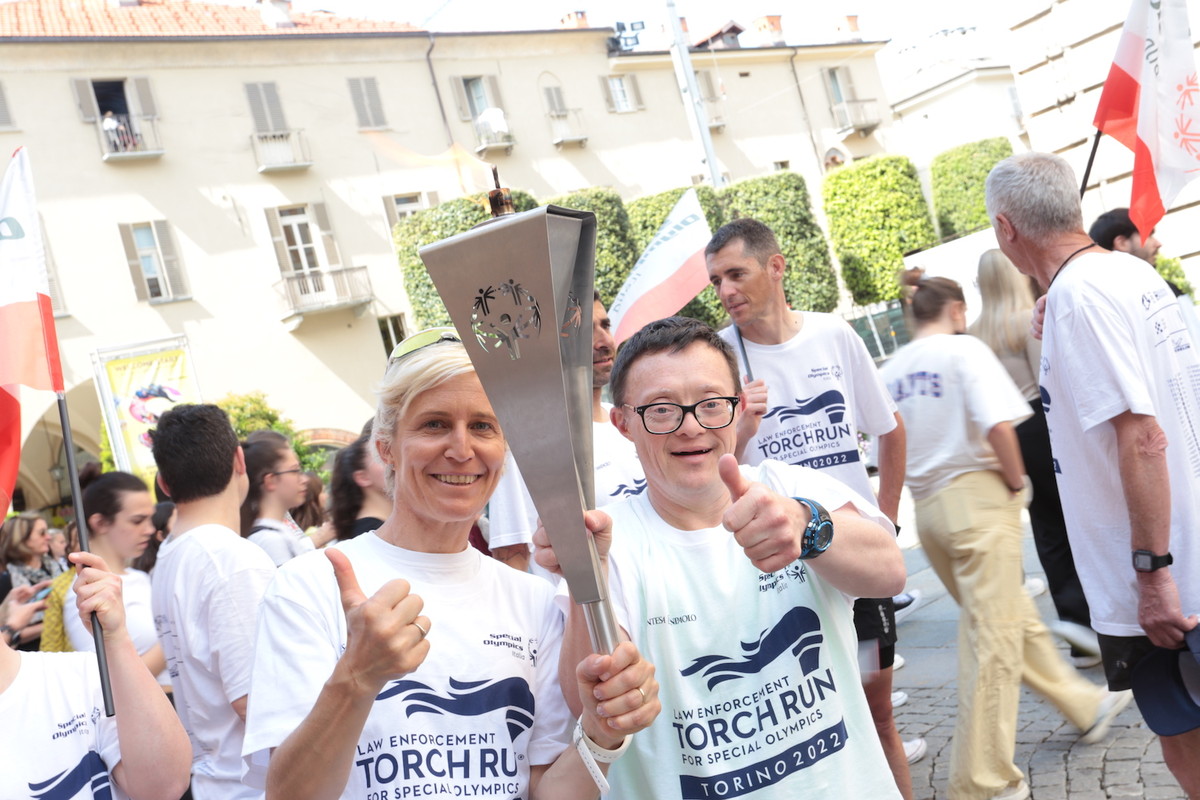 Il Torch Run Dei Giochi Nazionali Estivi Special Olympics Arrivato A