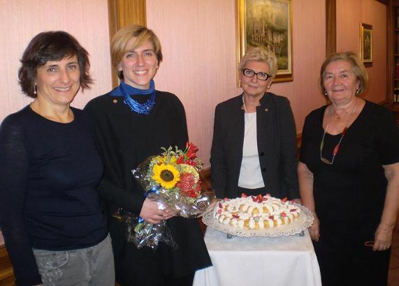  - la_Presidente_Elena_Cavallo__la_Nuova_Socia_Emiliana_Silvestro__la_Madrina_Adriana__Mandrile___la_Presidente_Eletta_Sabina_Osmic_soroptimist_2013