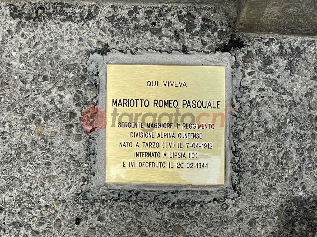 A Mondovì due targhe della memoria per Romeo Pasquale Mariotto e Giovanni  Battista Rovere [FOTO E VIDEO] 