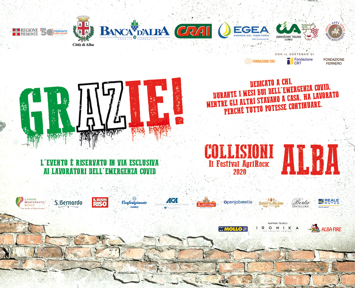 Al Via Il Festival “Grazie” Di Collisioni, Per Ringraziare Tutti Coloro ...