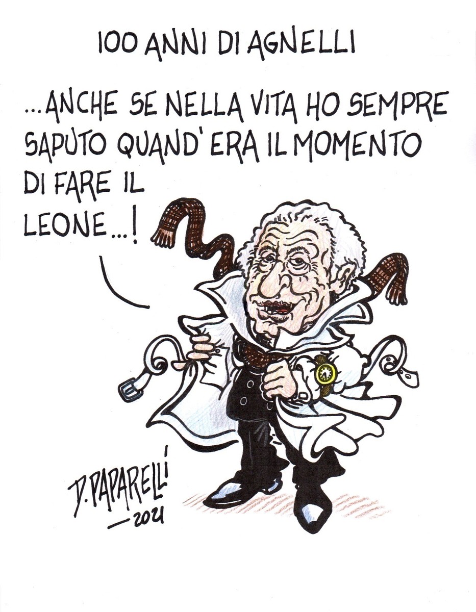 Anni Di Gianni Agnelli La Vignetta Di Danilo Paparelli Targatocn It