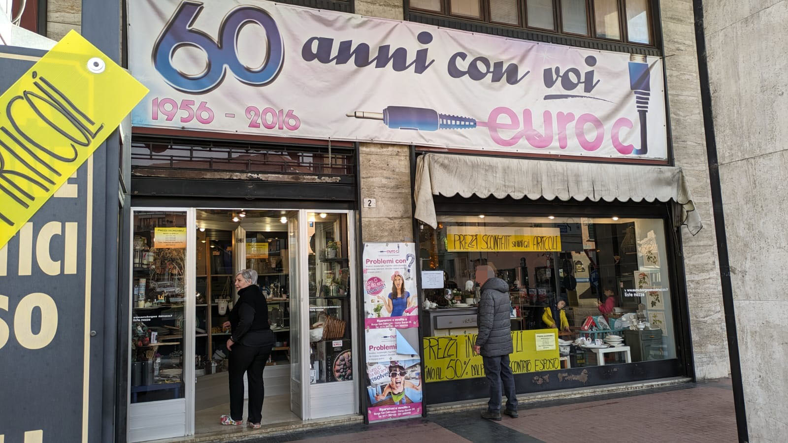 Dopo 67 anni chiude EuroC a Borgo San Dalmazzo, storico negozio di elettrodomestici e articoli per la casa