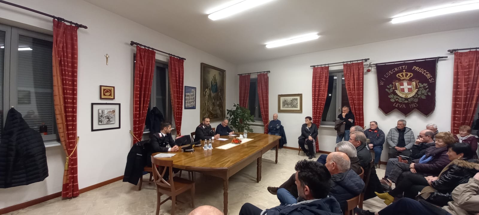 Truffe agli anziani: i carabinieri incontrano i cittadini di Priocca