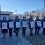 Donne in Cammino per la Pace di Mondovì in piazza per chiedere la liberazione dall’apartheid dei gazawi e dei palestinesi della Cisgiordania