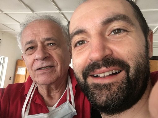 Bruno Frea a North Kinangop con il medico albese Federico Sibona