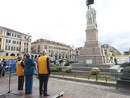 Svelata la statua restaurata di Giuseppe Barbaroux in piazza Galimberti [FOTO]