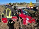 Auto fuori strada tra Beinette e Chiusa di Pesio: in ospedale la conducente del mezzo