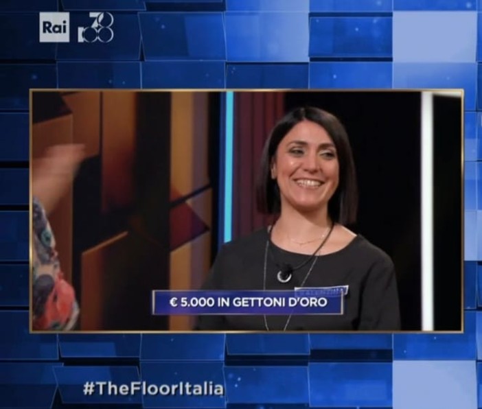 Valentina Bernardi di Savigliano vince 5 mila euro al quiz &quot;The Floor&quot; su Rai 2