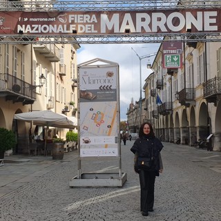 Federica Barbero alla “Fiera nazionale del Marrone” di Cuneo