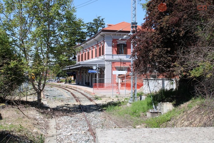 Uno scorcio della stazione di Mondovì