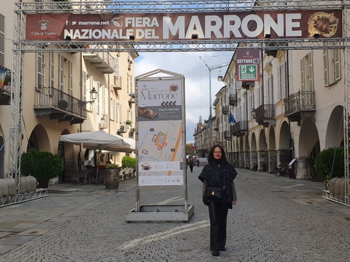 Federica Barbero alla “Fiera nazionale del Marrone” di Cuneo