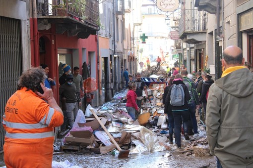 Via Vittorio Emanuele II il 3 ottobre 2020