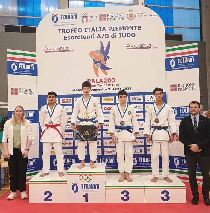 Gianluca Sanna (Judo Cuneo Asd) oro al Trofeo Italia Piemonte di Settimo Torinese