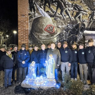 A Margarita arriva il Natale con l’accensione del presepe in compagnia del gruppo Alpini