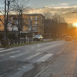 Il tratto di via Ognissanti teatro dell'investimento