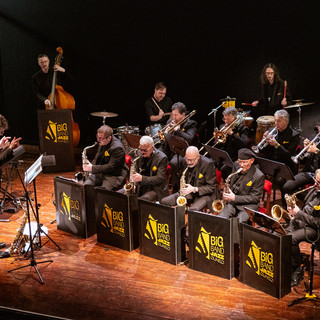 La Big Band Jazz Cuneo e il Maestro Fulvio Chiara alla serata inaugurale del Moncalieri Jazz Festival