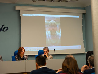 Nelle foto alcuni momenti della presentazione avvenuta ieri sera presso la sede dell'associazione di categoria provinciale