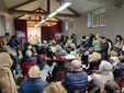 I diversi momenti della partecipata cerimonia tenuta ieri nel piazzale Beausoleil