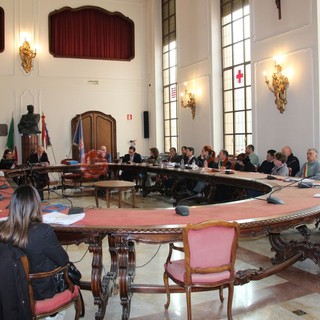 Un momento della conferenza dei servizi