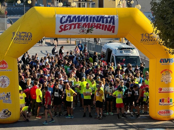 Ceva, successo per l'edizione 2024 della Camminata Settembrina: oltre 390 iscritti