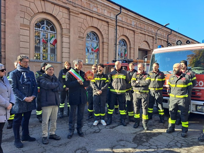 La celebrazione dei Vigili del Fuoco a Savigliano