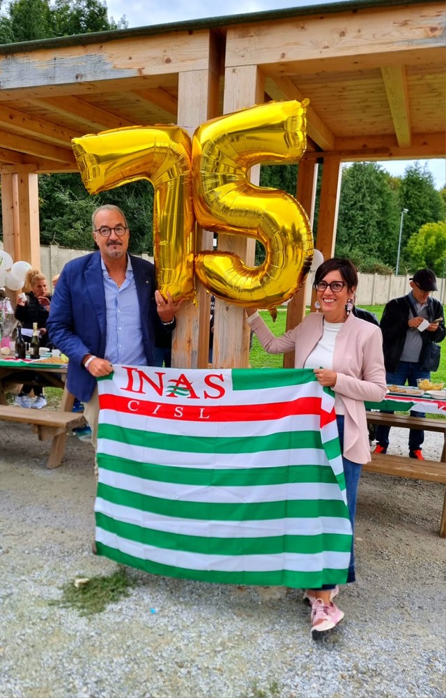 Festa al Parco Parri di Cuneo per i 75 anni del patronato Inas Cisl