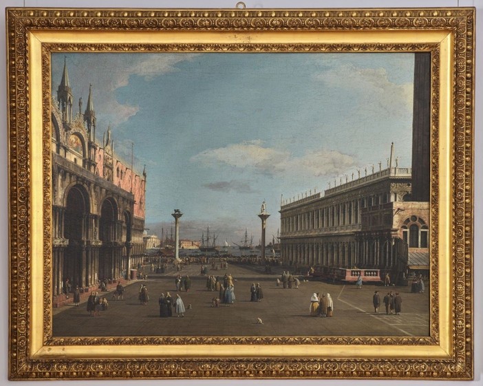 Canaletto, Piazza San Marco e Piazzetta, verso sud, circa 1740,