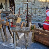 Per la Vigilia la slitta di Babbo Natale arriva a Lesegno