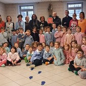 Saluzzo, asilo San Giuseppe, la consegna del defibrillatore da parte del club Zonta Saluzzo , grazie al contributo della Fondazi9one CrSaluzzo