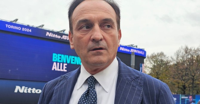 Il presidente della Regione Piemonte Alberto Cirio