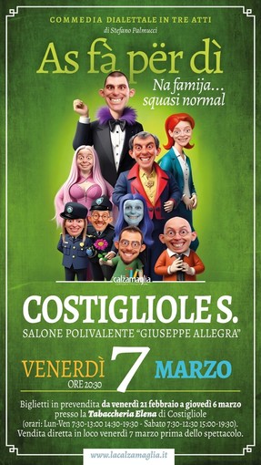 A Costigliole Saluzzo la commedia dialettale &quot;As fà për dì&quot;