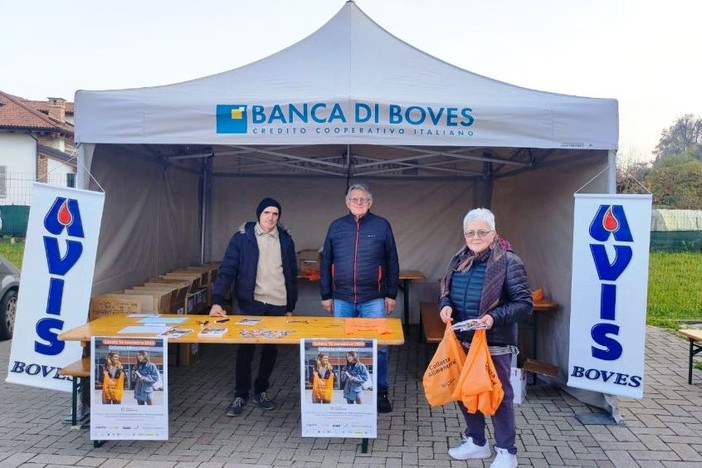 Un gazebo dell'Avis di Boves