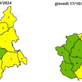 Continuano i temporali su Piemonte est e sud: Arpa conferma l’allerta gialla e la estende alla giornata di domani