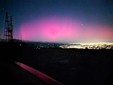 L'aurora stavolta nei cielo di Bagnolo Piemonte (Foto: Luca Perrone)