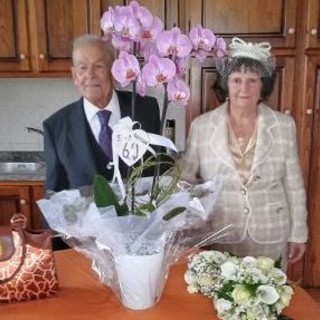 Anna e Ciccio hanno festeggiato i 60 anni di matrimonio