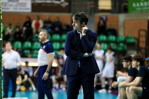 Matteo Battocchio durante la partita con Siena (Foto: Margherita Leone)