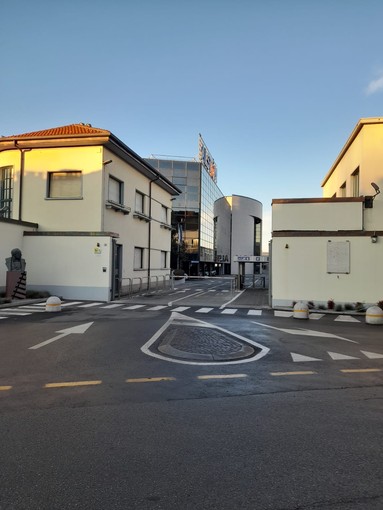 L'ingresso dell'Alstom di Savigliano