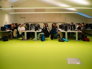 La classe di Multimediale del Liceo Artistico