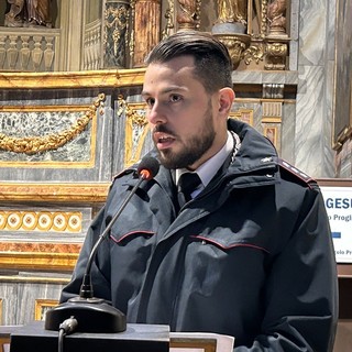 Il comandante dei Carabinieri di Alba, capitano Giuseppe Santoro