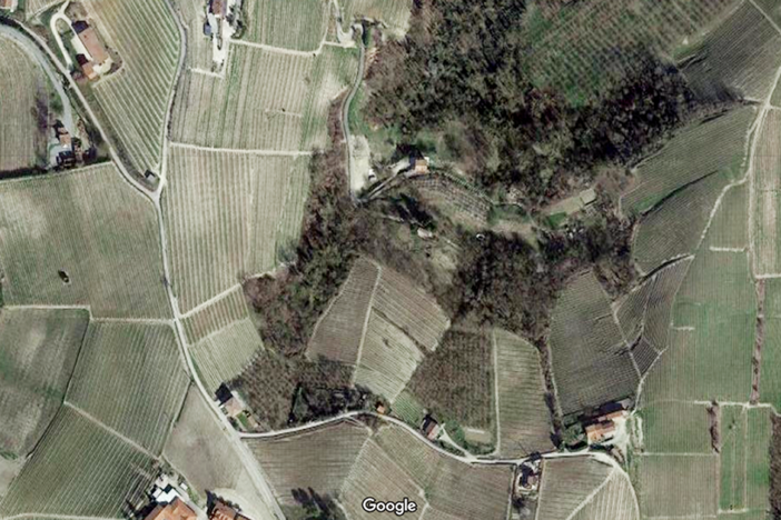 Visione aerea della zona di Bricco Capre (Google Maps)