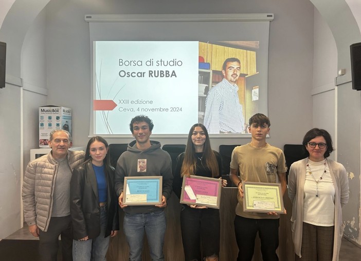 La studentessa Laura Benzo del Baruffi di Ceva vince la 22esima edizione della borsa di studio “Oscar Rubba”