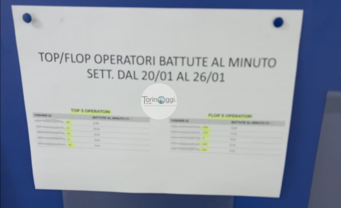 Polemica Carrefour, in bacheca arrivano le classifiche dei &quot;top&quot; e dei &quot;flop&quot; per chi sta alle casse