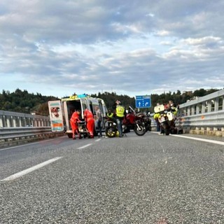 Verso le 18 di oggi l'incidente sulla tangenziale braidese