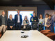 Saluzzo, la consegna delle borse di studio Sedamyl intitolate a Mario e Oreste Frandino. In foto Daavide Laratore, Alessandra Tugnoli, Stefano Frandino , Beatrice Dellacroce, Tobia Mondino, Erika Dalmasso, Carla e Adriana Frandino