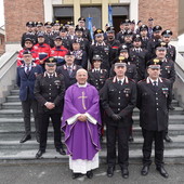 Bra, l’Arma dei Carabinieri ha celebrato il precetto pasquale ai Salesiani