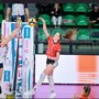 Tessa Polder, premiata MVP del match, in azione contro Bergamo (foto di Danilo Ninotto)