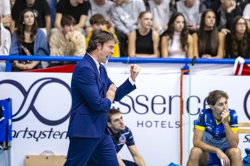 Matteo Battocchio durante la partita di Fano (Foto Virtus Fano)