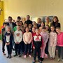 I bambini del progetto &quot;I Care&quot; finanziato dal Rotary Saluzzo  nell'istituto Comprensivo di Saluzzo