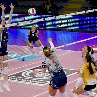 Una immagine del match disputato all'andata (foto sito Legavolleyfemminile)