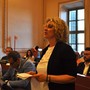 Giuliana Mossino (Lega) durante l'interrogazione presentata insieme a Carlo Patria (Fdi)